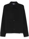 Jacquemus La Chemise Corto Paneled Button-up Shirt In Schwarz