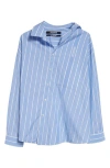 Jacquemus Boulanger Striped Long-sleeved Shirt In Business Big Logo