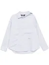 Jacquemus Men La Chemise Cuadro In Grey