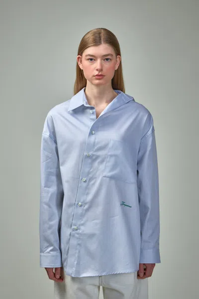 Jacquemus La Chemise Cuadro In Blue