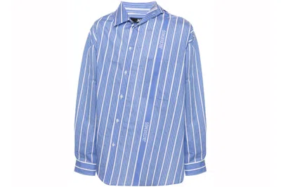 Pre-owned Jacquemus La Chemise Cuadro Shirt Blue/white