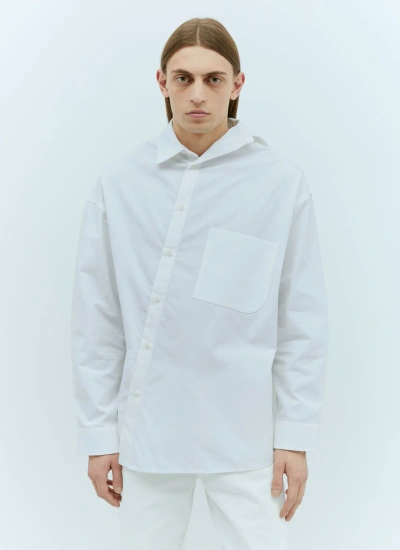 Jacquemus La Chemise Cuadro Shirt In White