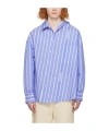 Jacquemus La Chemise Cuadro In Blue