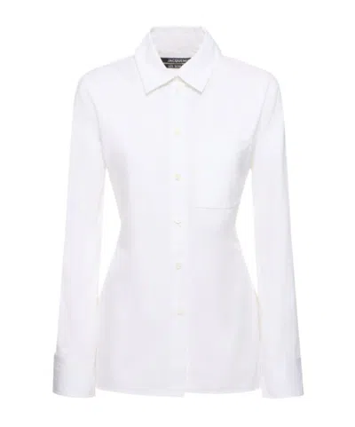 Jacquemus La Chemise De Costume Bare-back Shirt In Multi