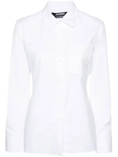 Jacquemus La Chemise De Costume Cotton Shirt In White