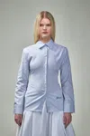 Jacquemus La Chemise De Costume In Grey