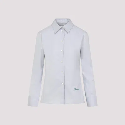 Jacquemus The Open-back Suit Shirt In Grey