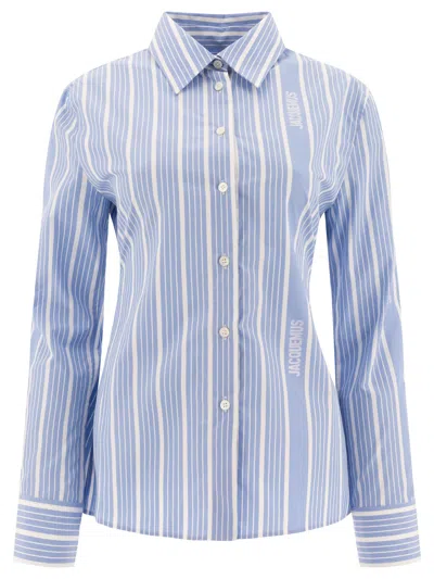 Jacquemus Chemise De Costume Shirt In Blue