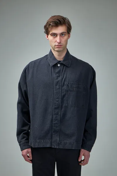 Jacquemus La Chemise De-nimes In Grey