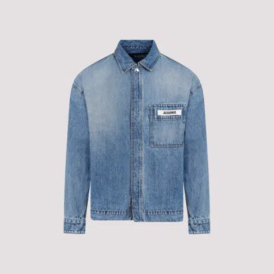 Jacquemus La Chemise De-nimes Denim Shirt In Blue