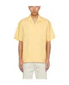 Jacquemus La Chemise Jean Bandana-print Shirt In Nude