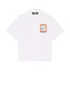 Jacquemus Mens La Chemise Graphic-print Cotton Shirt Boite Sardines Orange In Boite Sardines Orange