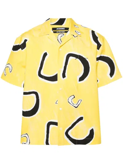 Jacquemus Jean Bowling Shirt For Men In Yellow