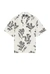 Jacquemus Shirts In Print Black Flowers