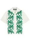 Jacquemus La Chemise Shirt In White And Green
