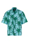 Jacquemus Short-sleeved Shirt With Tropical Palm Tree Print