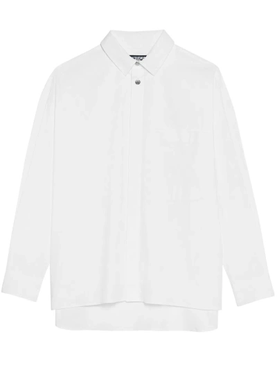 Jacquemus La Chemise Manches Longue Shirt In White