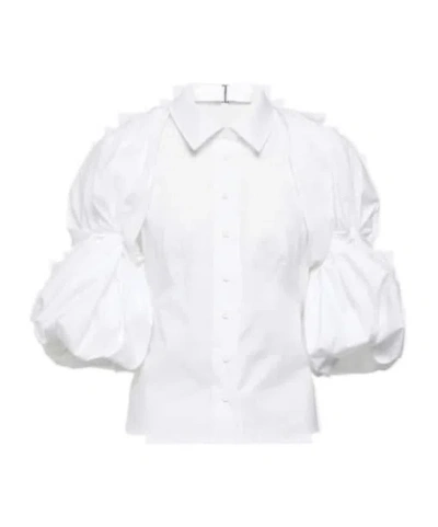 Jacquemus La Chemise Maraca Cotton Poplin Shirt In White