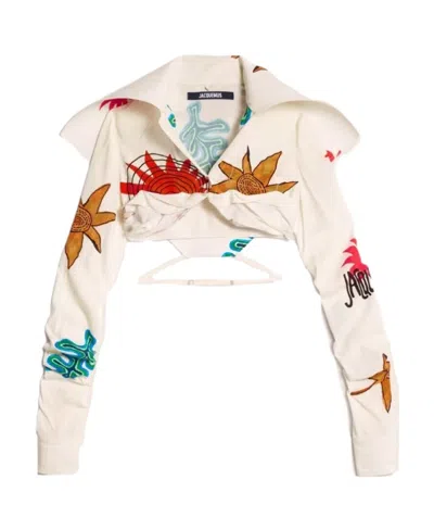 Jacquemus La Chemise Meio Blouse In White