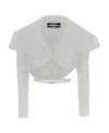 Jacquemus La Chemise Meio Top In White