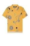 Jacquemus Orange La Chemise Melo In Black & Orange