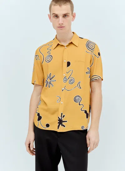 Jacquemus La Chemise Melo Shirt In Yellow