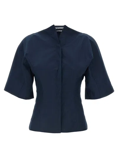 Jacquemus La Chemise Moisson Shirt And Blouse Blue