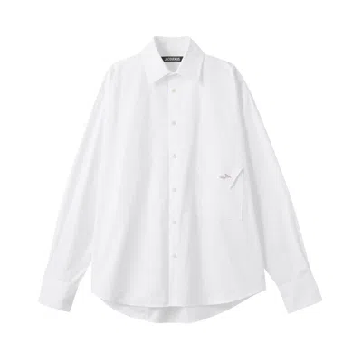 Pre-owned Jacquemus La Chemise Nappe 'white' | Men's Size 48