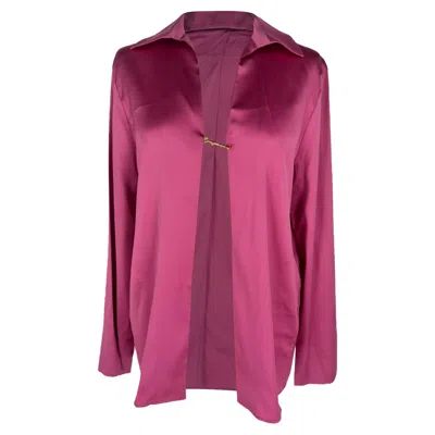 Jacquemus La Chemise Notte Shirt In Pink Satin