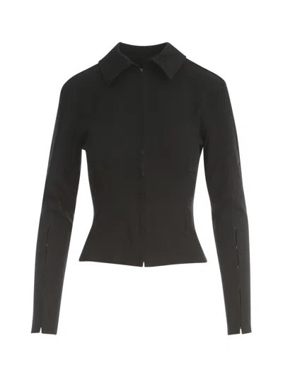 Jacquemus La Chemise Obiou L/s Shirt In Black