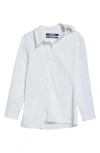 Jacquemus La Chemise Pablo Asymmetric Button-up Shirt In White