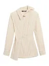 Jacquemus La Chemise Pablo Shirt In Nude & Neutrals