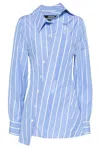 Jacquemus Tailored Striped Shirt With Design And Signature Detailing