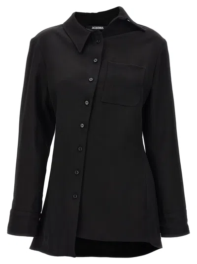 Jacquemus 'la Chemise Pablo' Shirt In Black
