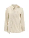 Jacquemus La Chemise Pablo Shirt In Jacquard Business Big Log