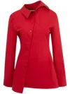 Jacquemus Long-sleeved Shirt In Red