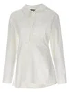 Jacquemus Pablo Asymmetric Button-up Shirt In White
