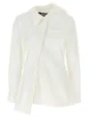 Jacquemus Pablo Asymmetric Button-up Shirt In White