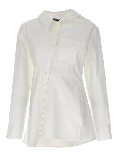 Jacquemus La Chemise Pablo Shirt In White
