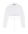 Jacquemus La Chemise Plidao In White