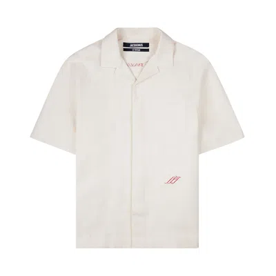 Pre-owned Jacquemus La Chemise Romarin 'off-white' | Men's Size 50