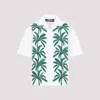 Jacquemus La Chemise Shirt In Bz Print Painted Palmtrees W