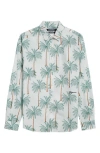Jacquemus La Chemise Simon Shirt In Print Palmtrees Drawing 9by