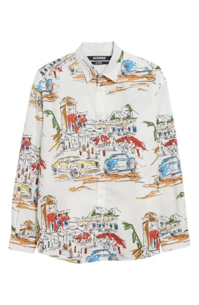 Jacquemus La Chemise Simon Shirt In Multi