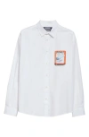 Jacquemus Men La Chemise Simon In Boite Sardines Orange