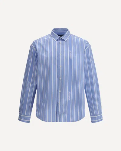 Jacquemus Men's La Chemise Simon In Blue