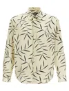 Jacquemus 'simon Leaf Print Shirt' In Neutral