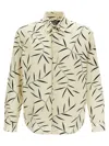 Jacquemus White La Chemise Simon Shirt In Gray