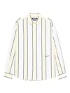 Jacquemus Simon Shirt Buttoned Cuffs Striped Pattern In Multi
