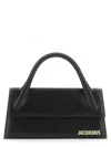 Jacquemus Elegant Black Leather Handbag In Black